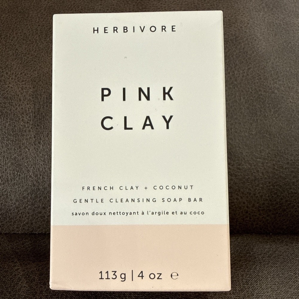 HERBIVORE PINK CLAY FRENCH‎ CLAY COCONUT GENTLE CLEANSING SOAP BAR